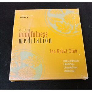 Guided Mindfulness Meditation by Jon Kabat-Zinn Audio Book 4-CDs Yoga Series 1